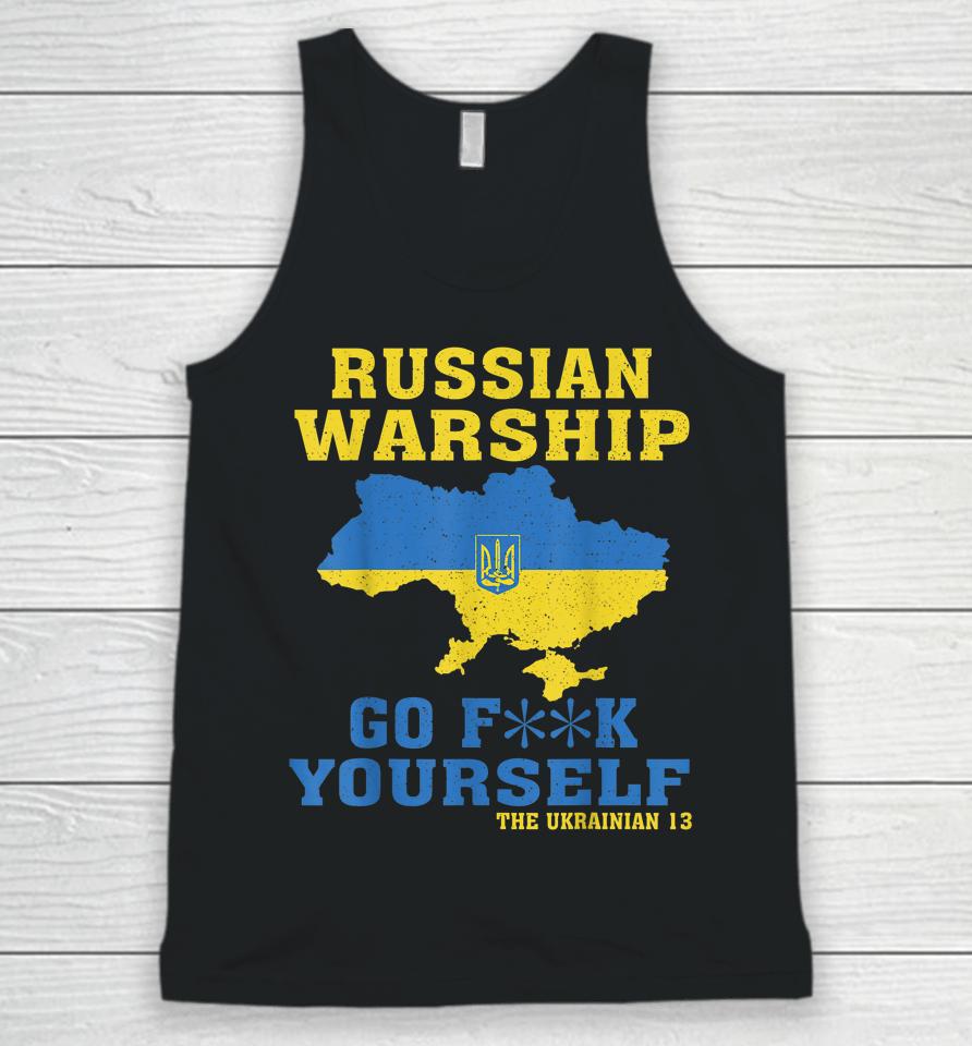 Russian Warship Go F Yourself Unisex Tank Top