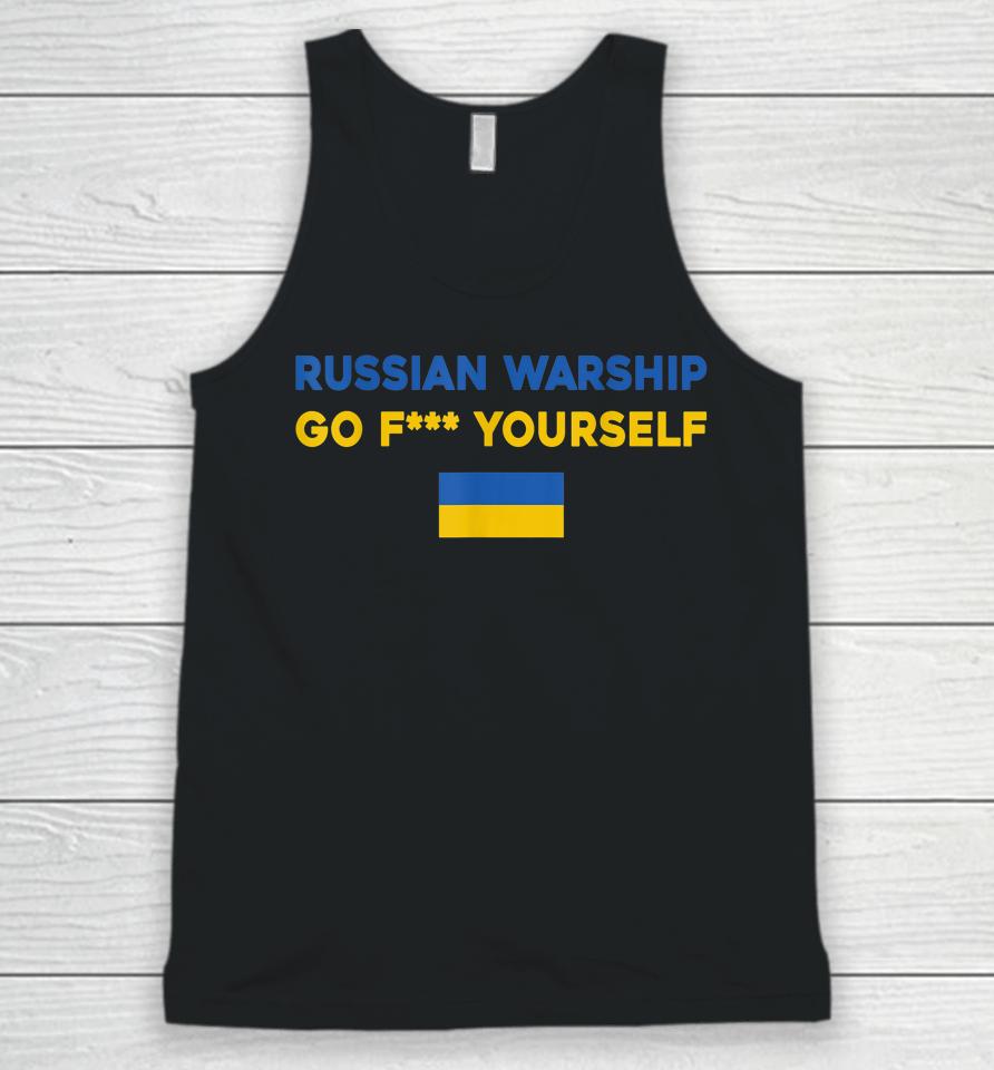 Russian Warship Go F Yourself Unisex Tank Top