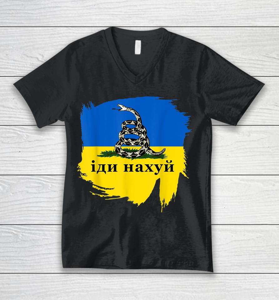 Russian Warship Go Fuck Yourself Unisex V-Neck T-Shirt