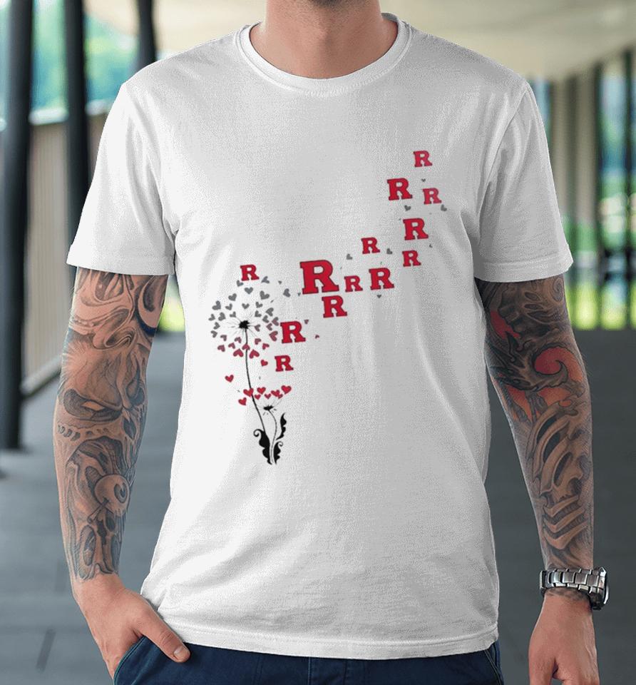 Rutgers Scarlet Knights Dandelion Flower 2023 Premium T-Shirt