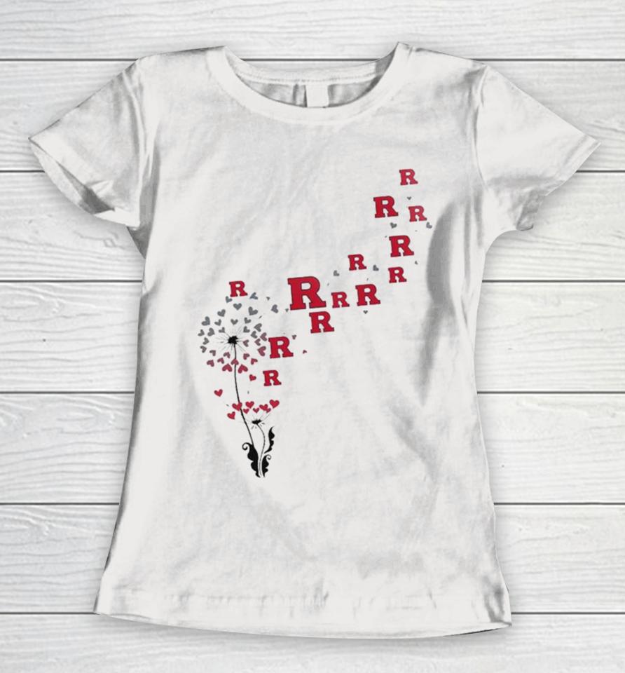 Rutgers Scarlet Knights Dandelion Flower 2023 Women T-Shirt