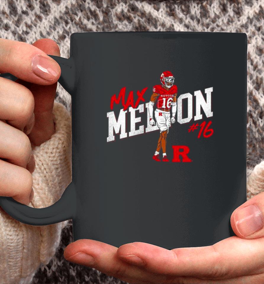 Rutgers Scarlet Knights Max Melton 2023 Ncaa Football Coffee Mug