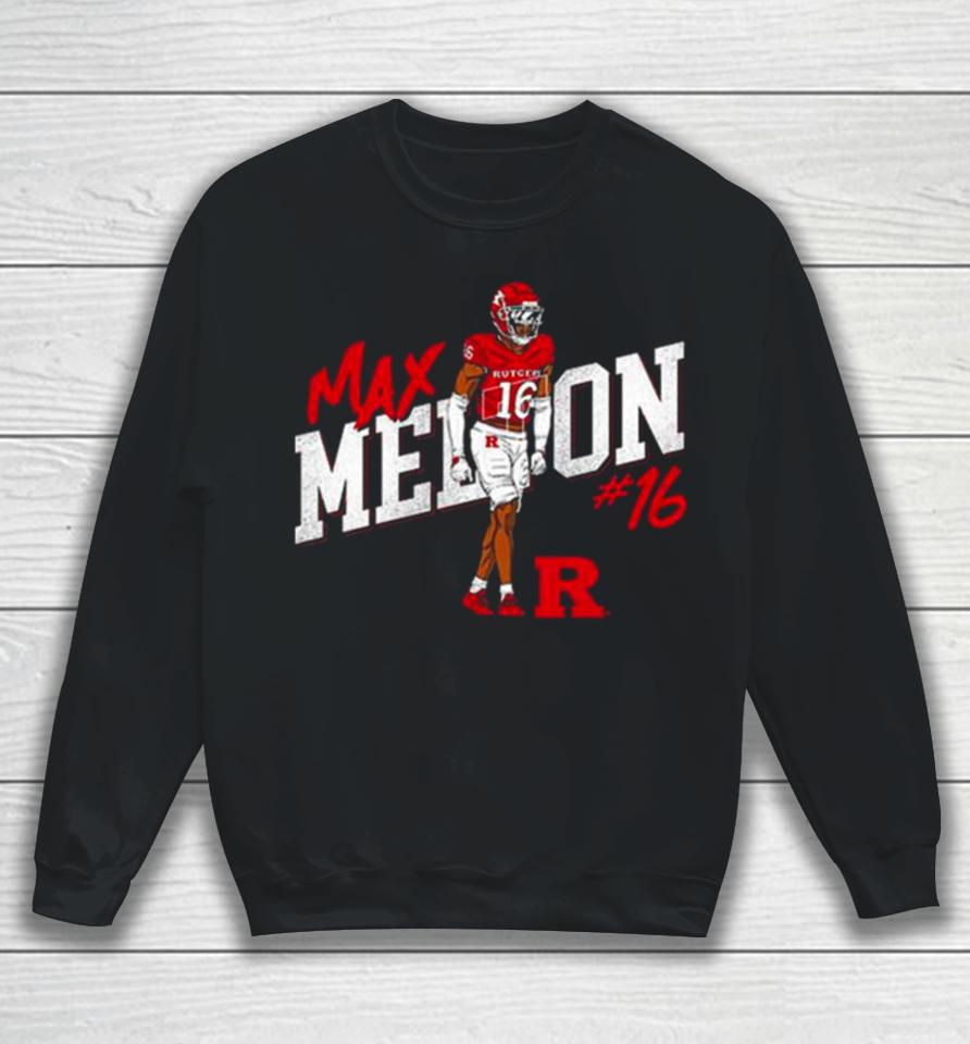 Rutgers Scarlet Knights Max Melton 2023 Ncaa Football Sweatshirt