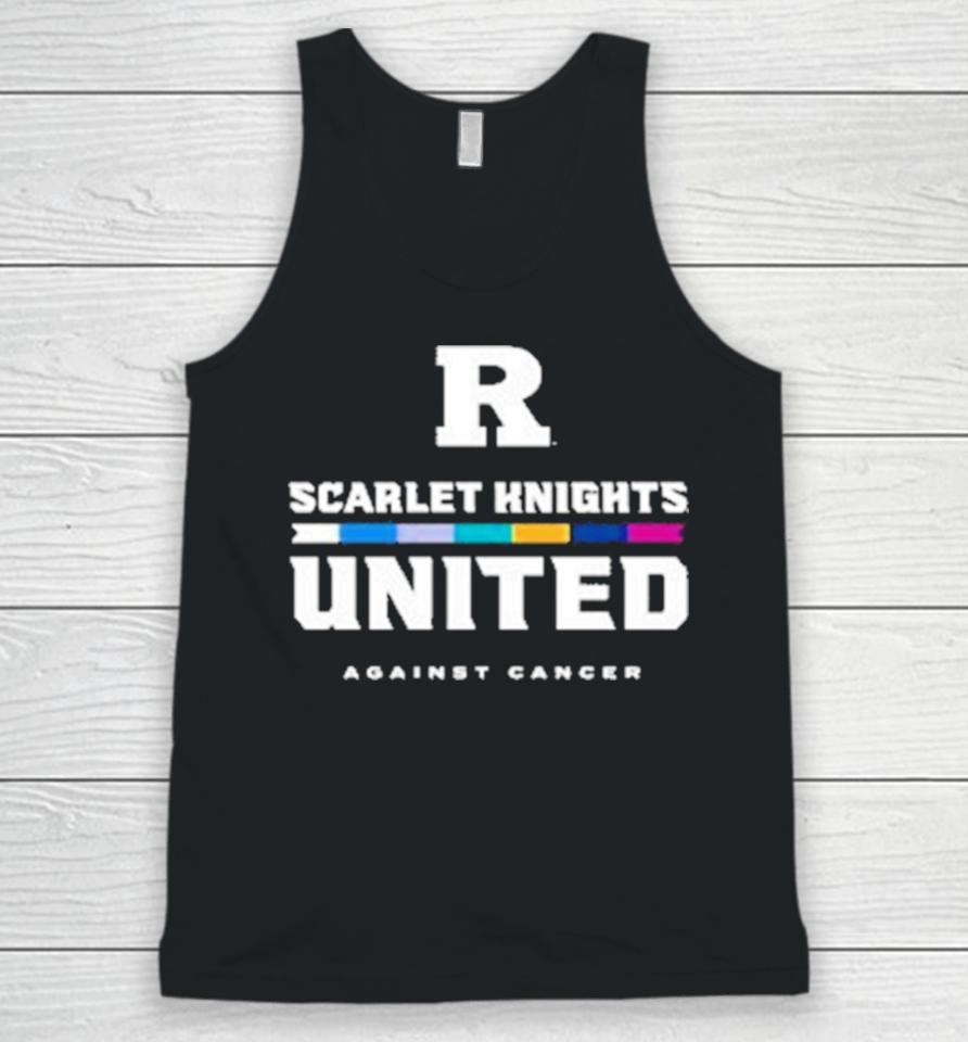 Rutgers University Scarlet Knights United Against Cancer Unisex Tank Top