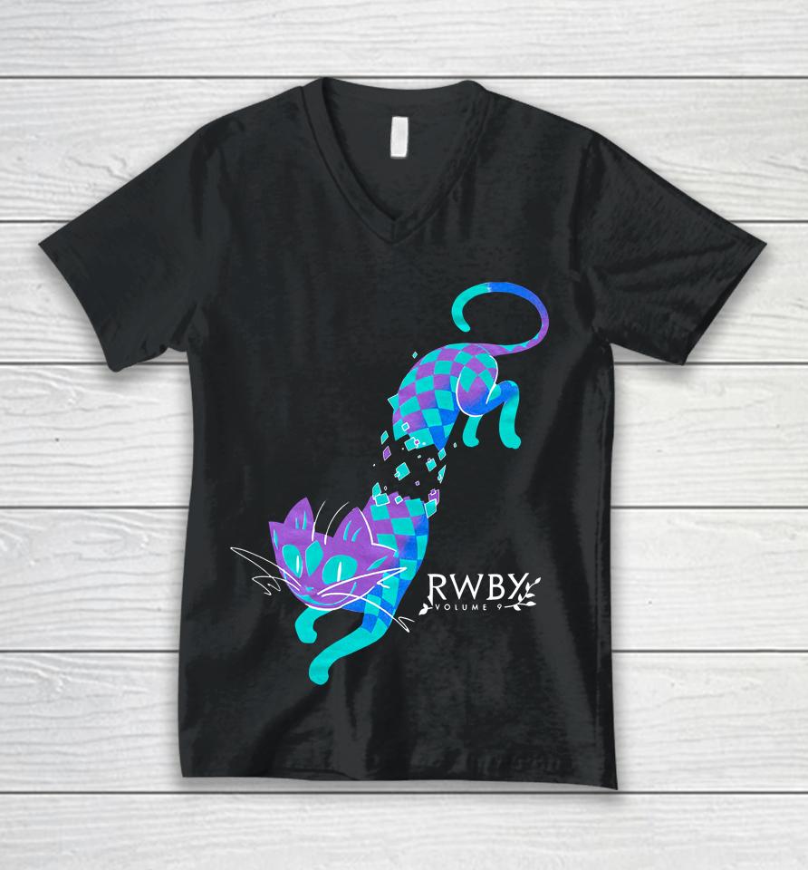 Rwby A Cat Most Curious Unisex V-Neck T-Shirt