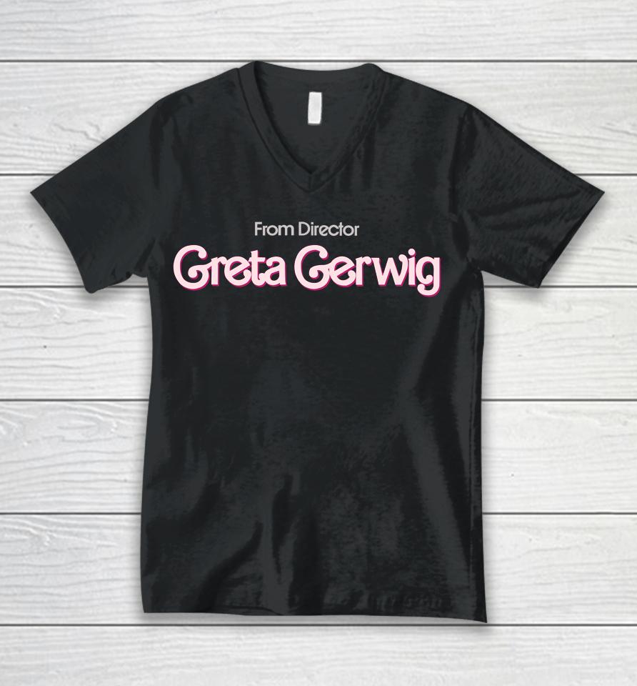 Ryan Gosling From Director Greta Gerwig Unisex V-Neck T-Shirt
