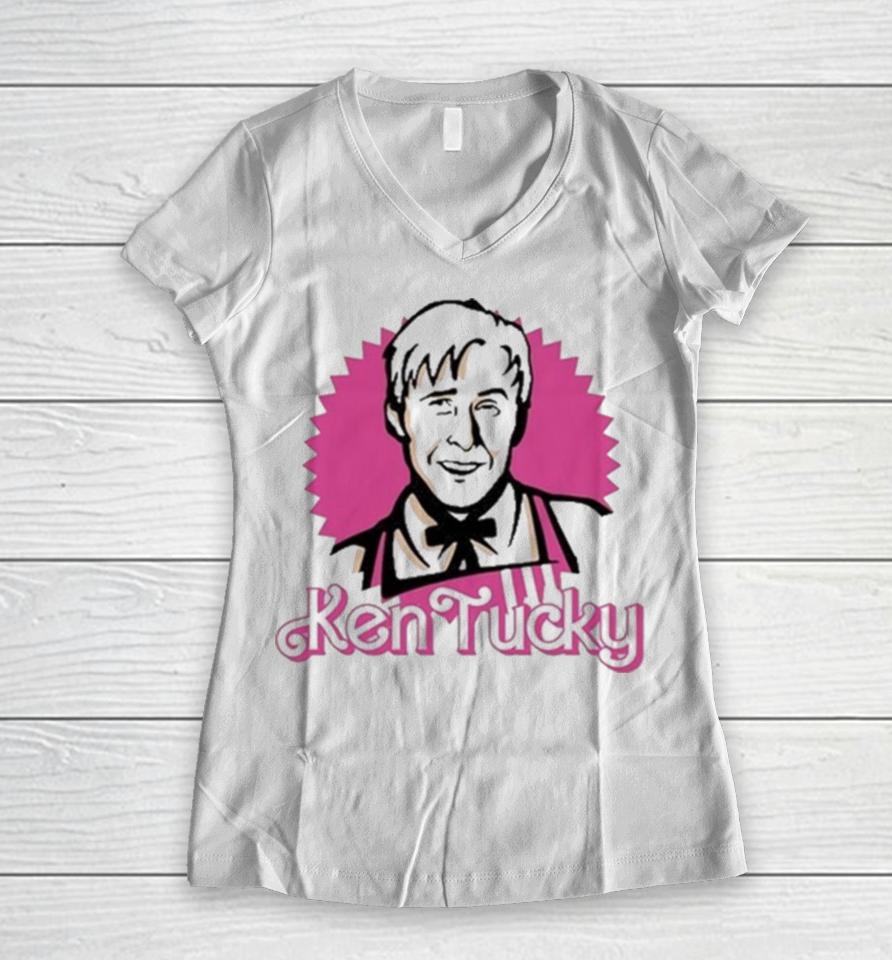 Ryan Gosling Ken Tucky Women V-Neck T-Shirt