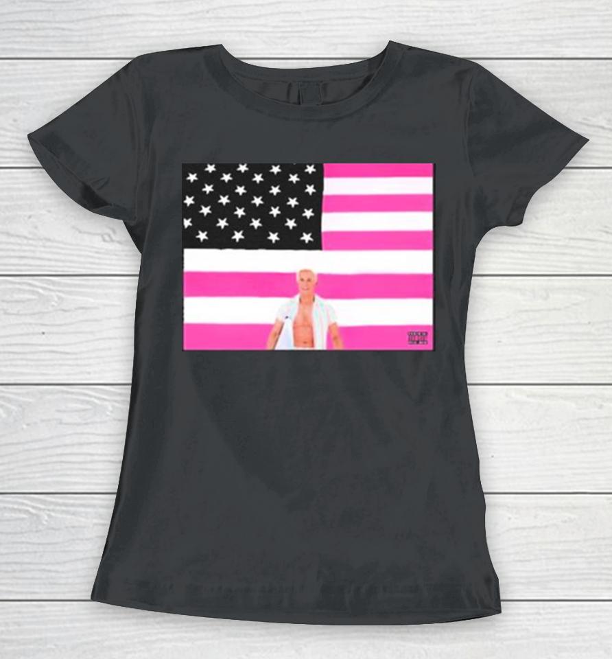 Ryan Gosling Pink Ish Tape Women T-Shirt