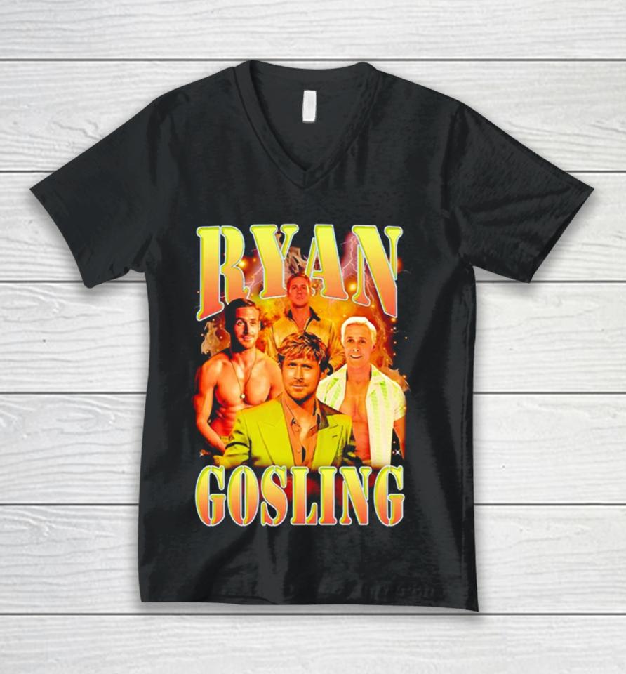 Ryan Gosling Vintage Unisex V-Neck T-Shirt