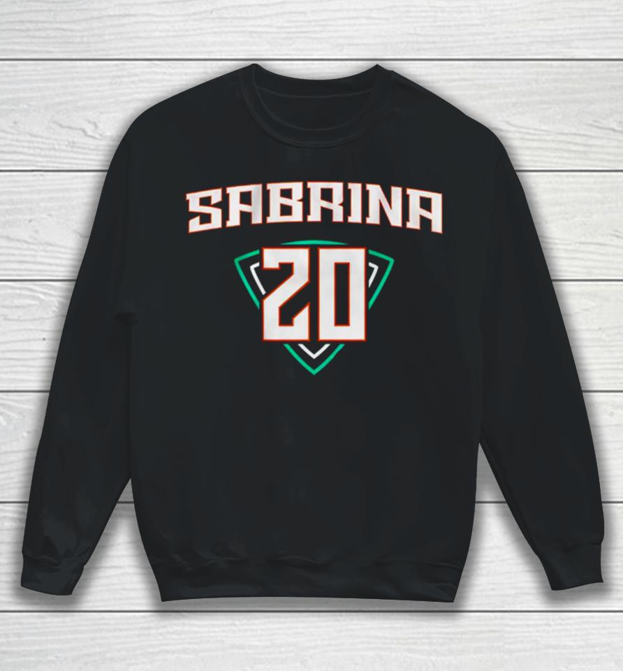 Sabrina Ionescu New York Liberty Number 20 Sweatshirt