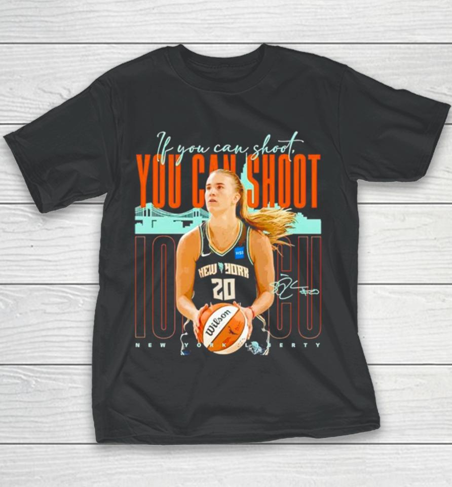 Sabrina Ionescu New York Liberty You Can Shoot Youth T-Shirt