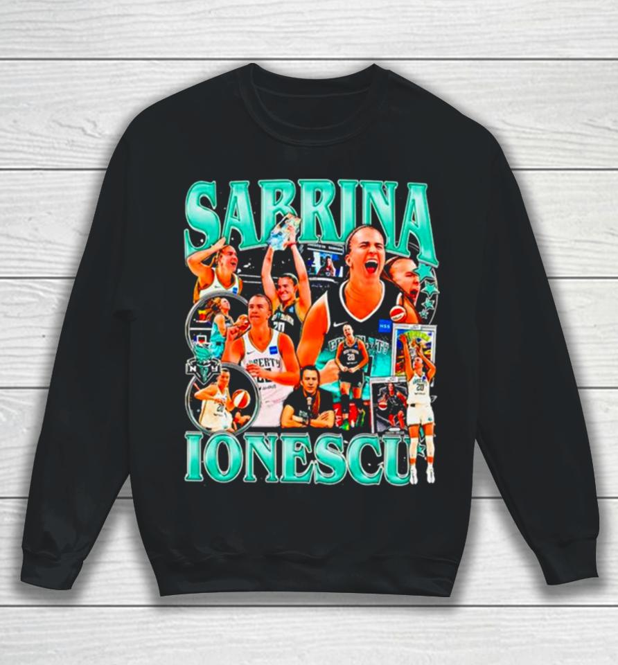 Sabrina Ionescu Wnba New York Liberty Sweatshirt