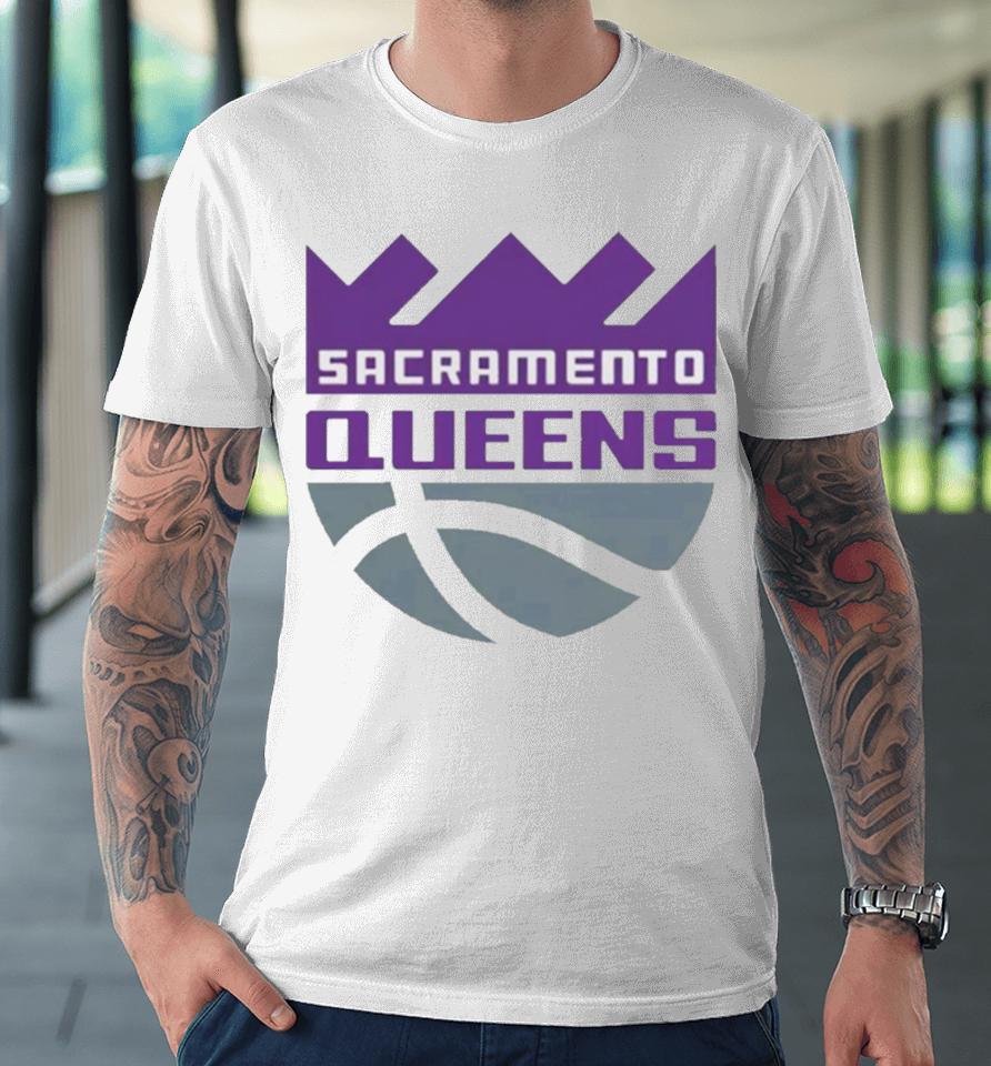 Sacramento Queens Logo Premium T-Shirt