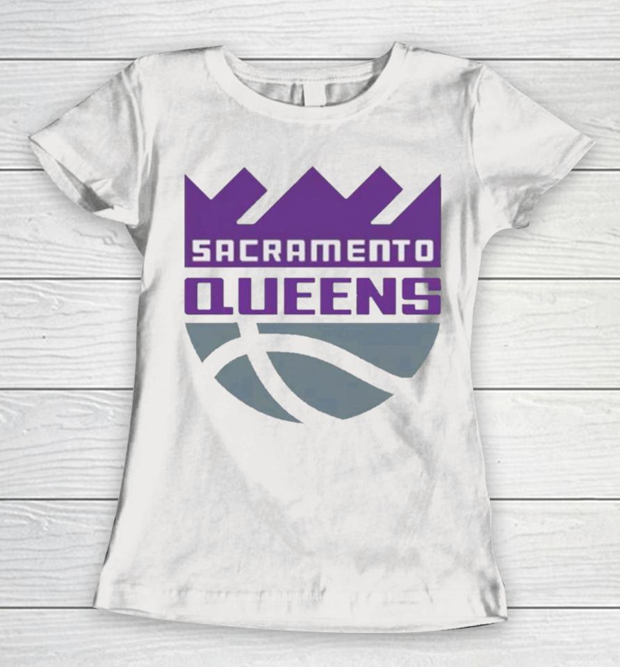 Sacramento Queens Logo Women T-Shirt