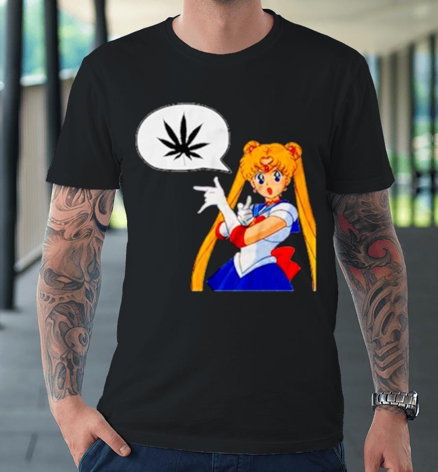 Sailor Moon Marijuana Premium T-Shirt