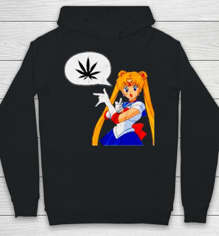 Sailor Moon Marijuana Hoodie