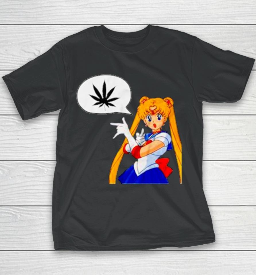 Sailor Moon Marijuana Youth T-Shirt
