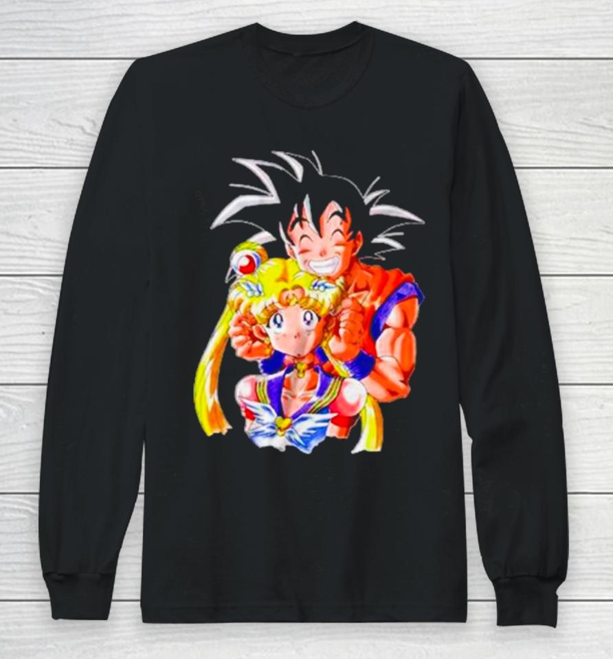 Sailor Moon X Goku Long Sleeve T-Shirt
