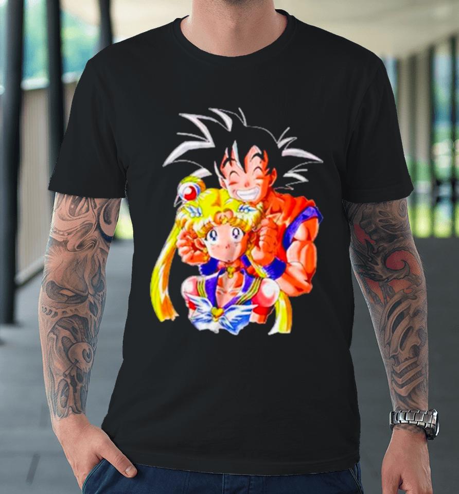 Sailor Moon X Goku Premium T-Shirt