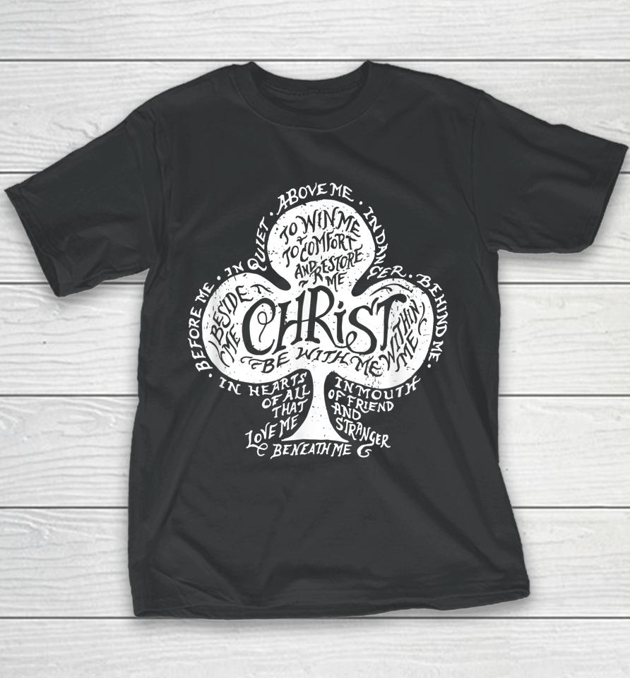 Saint Patrick's Breastplate Prayer Catholic Youth T-Shirt