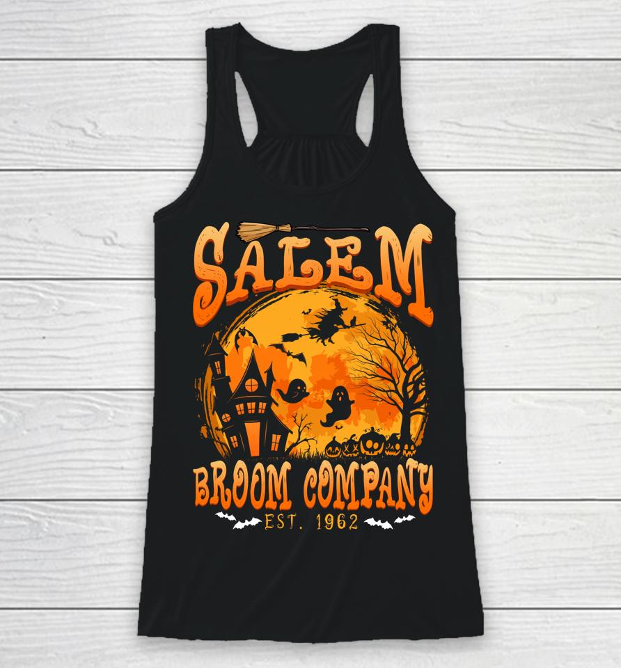 Salem Broom Company Est 1692 Salem They Missed One Witch Racerback Tank