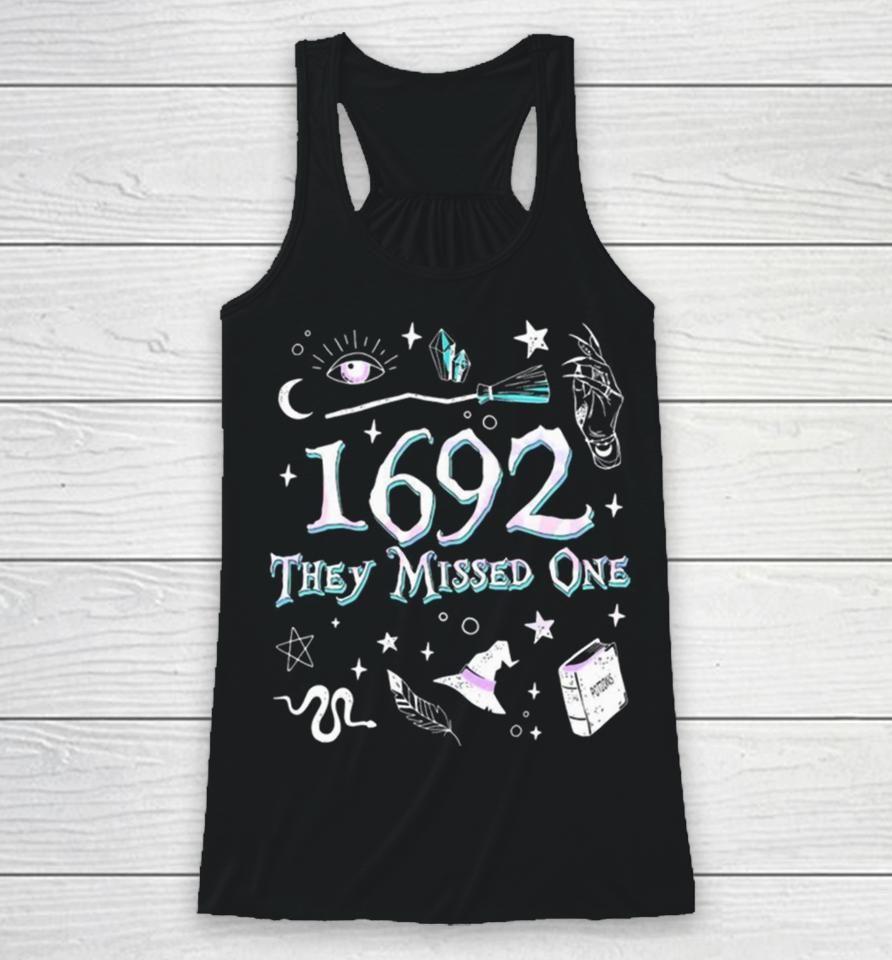 Salem Witch Trials 1692 They Missed One Racerback Tank