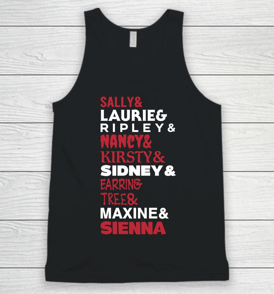 Sally And Laurie And Nancy And Kirsty And Sidney And Ering And Tree And Maxine And Sienna Unisex Tank Top