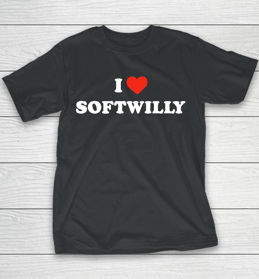 Saltiestlilbee I Love Softwilly Youth T-Shirt