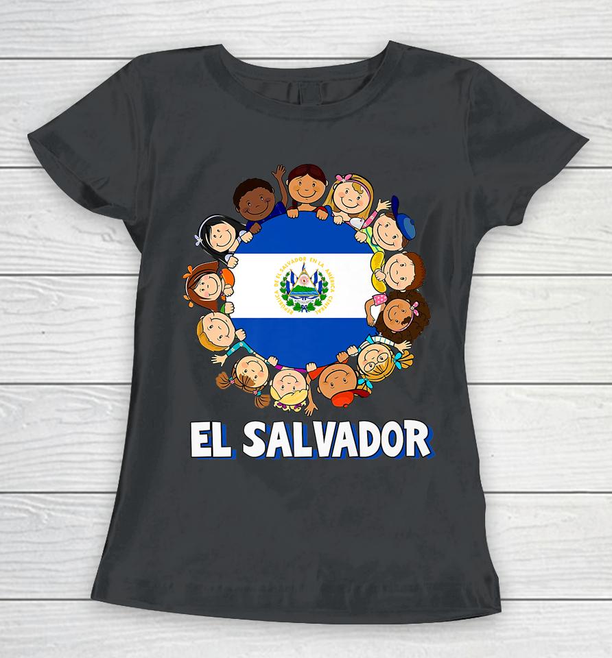 Salvadorian El Salvador Pride Hispanic Heritage Women T-Shirt