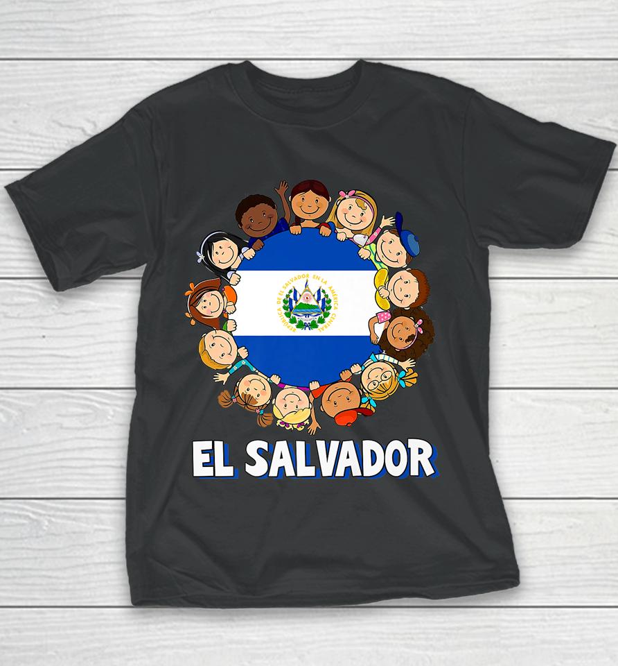 Salvadorian El Salvador Pride Hispanic Heritage Youth T-Shirt