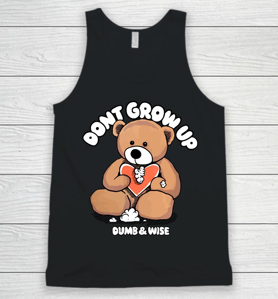 Sam And Colby Don't Grow Up Dumb And Wise Unisex Tank Top