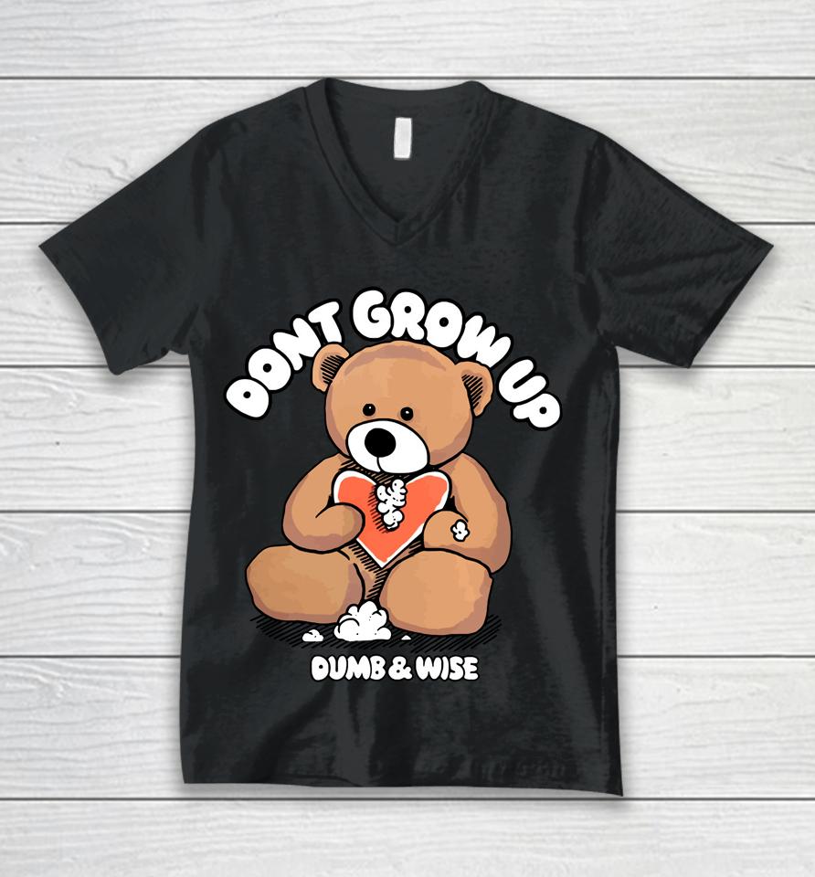 Sam And Colby Don't Grow Up Dumb And Wise Unisex V-Neck T-Shirt