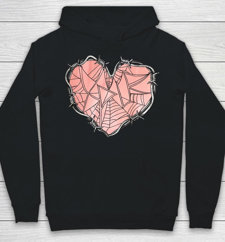 Sam And Colby Merch Web Heart Hoodie