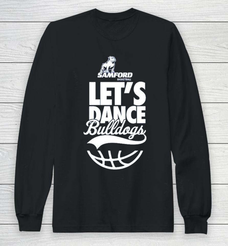 Samford Bulldogs Basketball Let’s Dance Bulldogs Long Sleeve T-Shirt