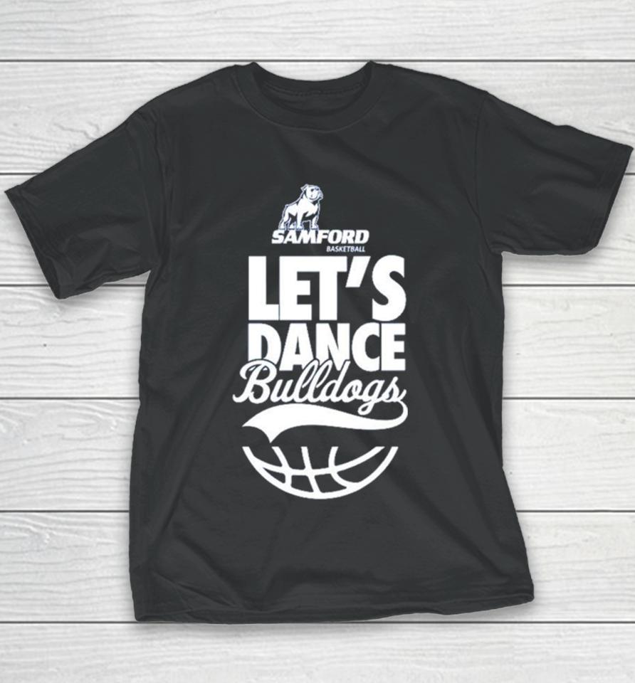 Samford Bulldogs Basketball Let’s Dance Bulldogs Youth T-Shirt