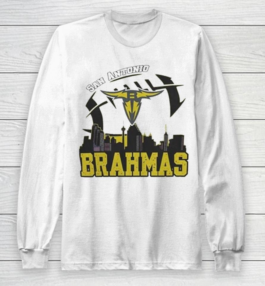San Antonio Brahmas City Logo 2024 Long Sleeve T-Shirt
