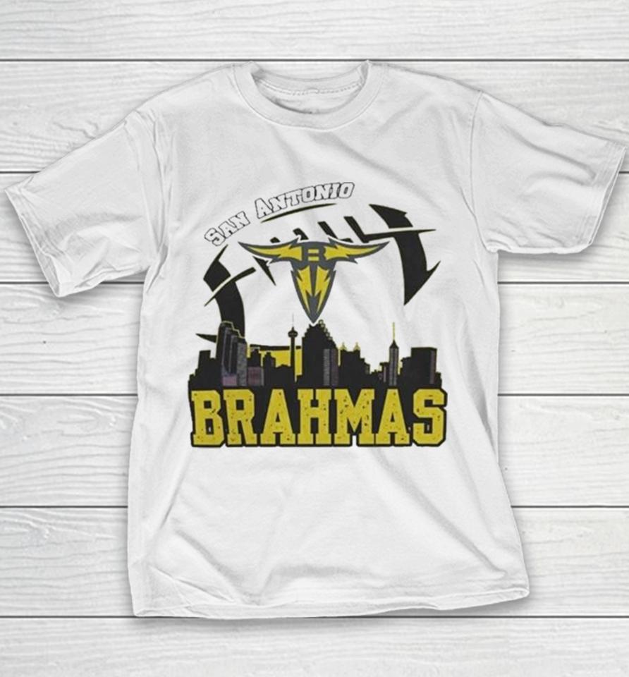 San Antonio Brahmas City Logo 2024 Youth T-Shirt