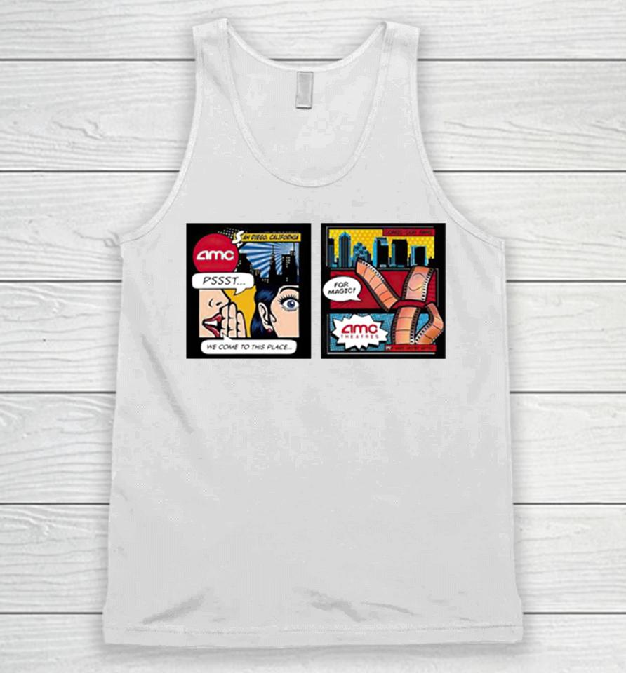 San Diego California Pssst We Come To This Place For Magic Unisex Tank Top