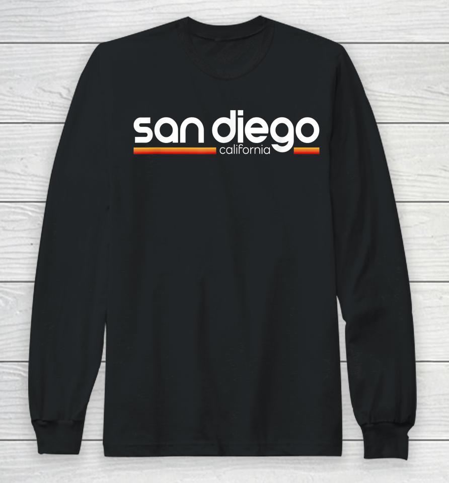 San Diego California Souvenir Vintage California San Diego Long Sleeve T-Shirt
