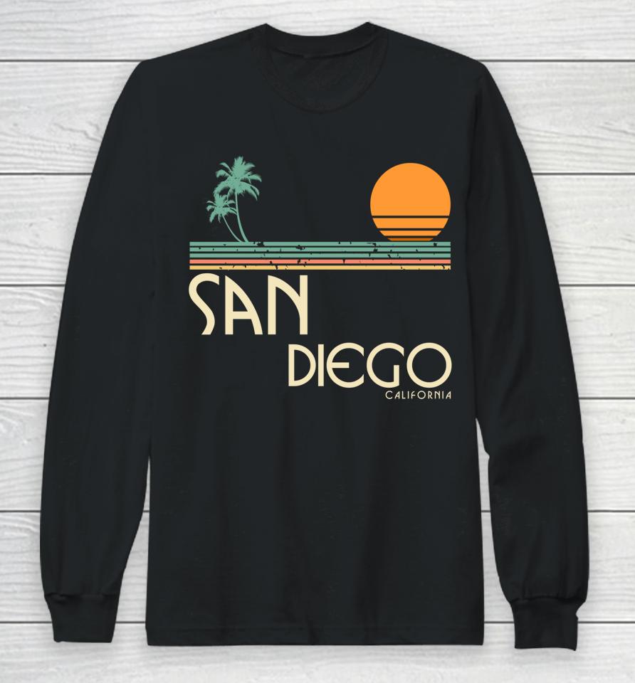 San Diego California Vintage Long Sleeve T-Shirt