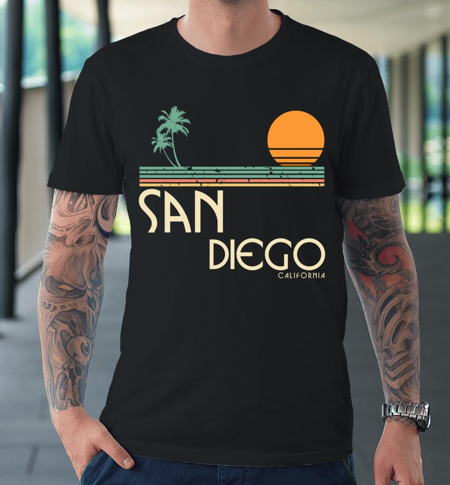San Diego California Vintage Premium T-Shirt