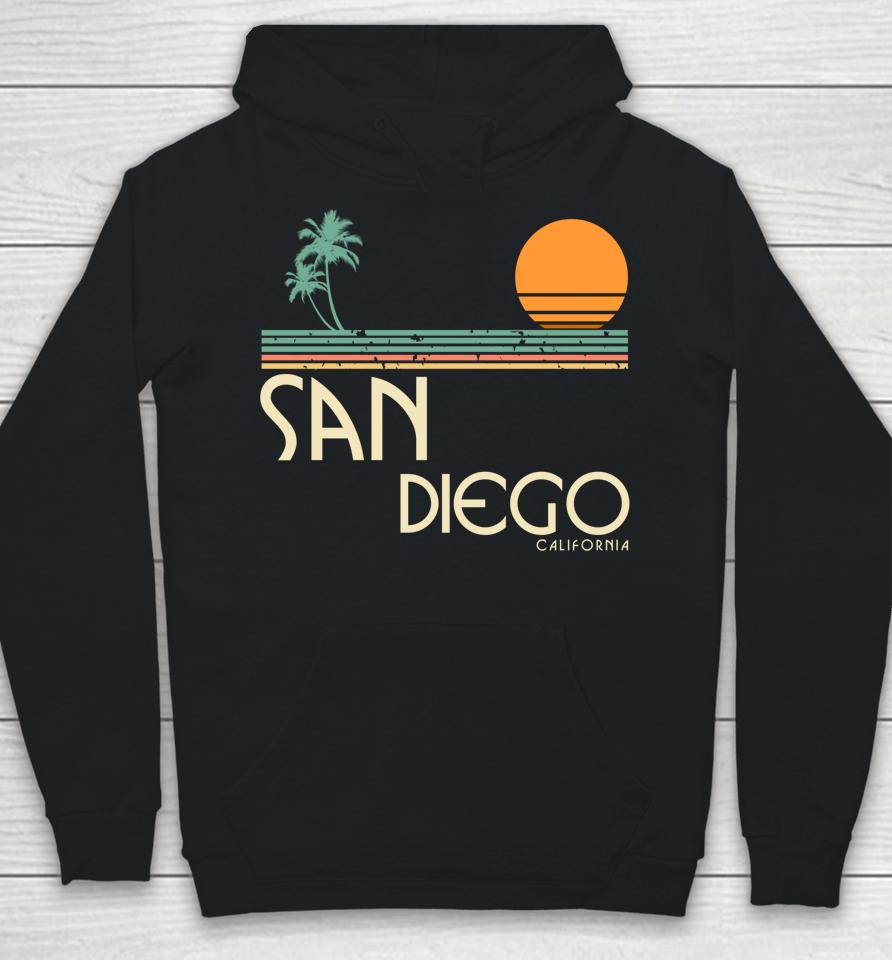 San Diego California Vintage Hoodie