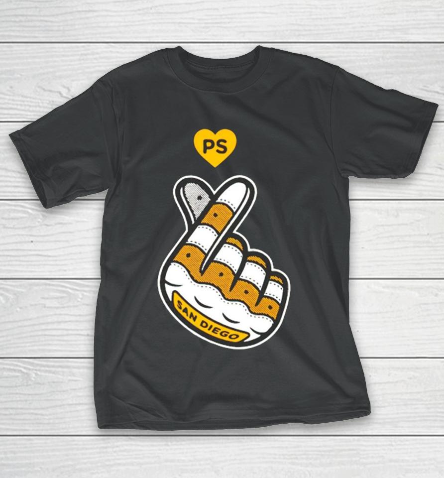 San Diego Finger Heart T-Shirt