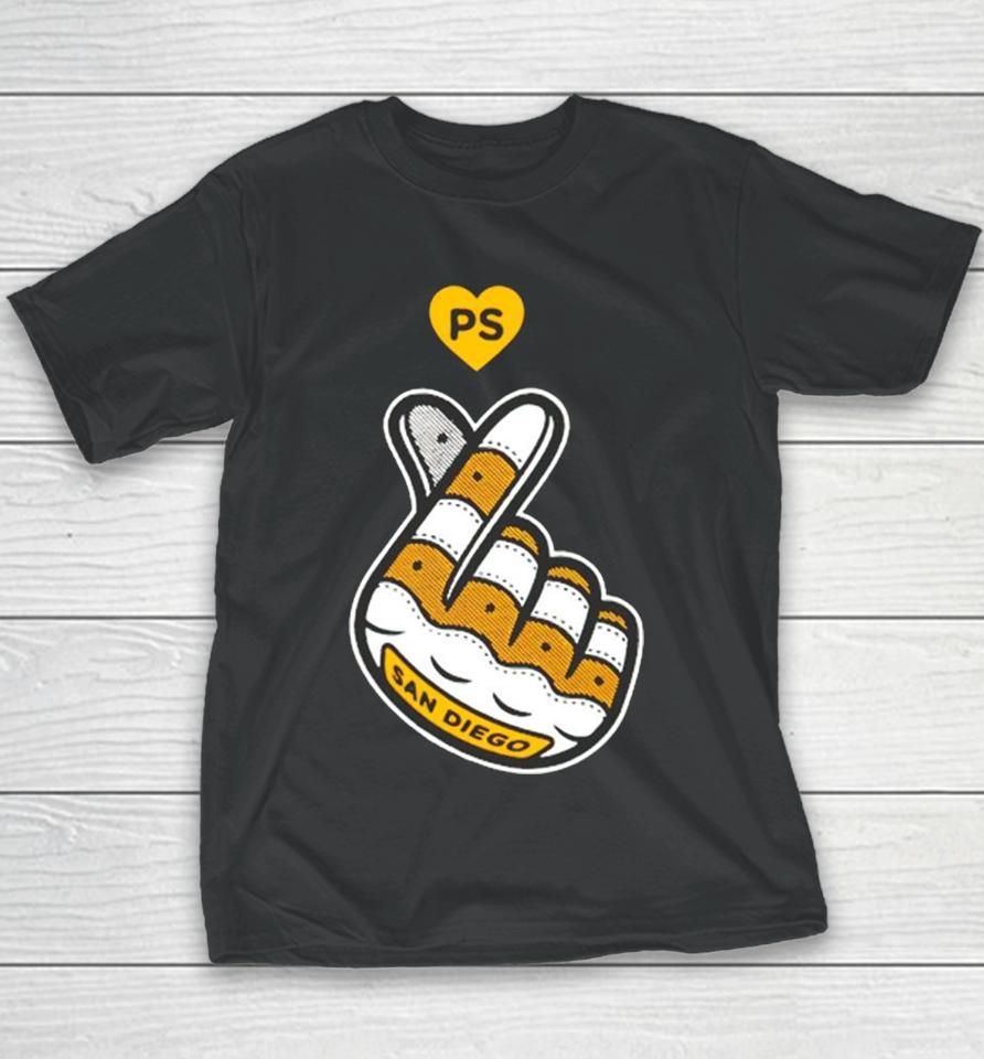 San Diego Finger Heart Youth T-Shirt