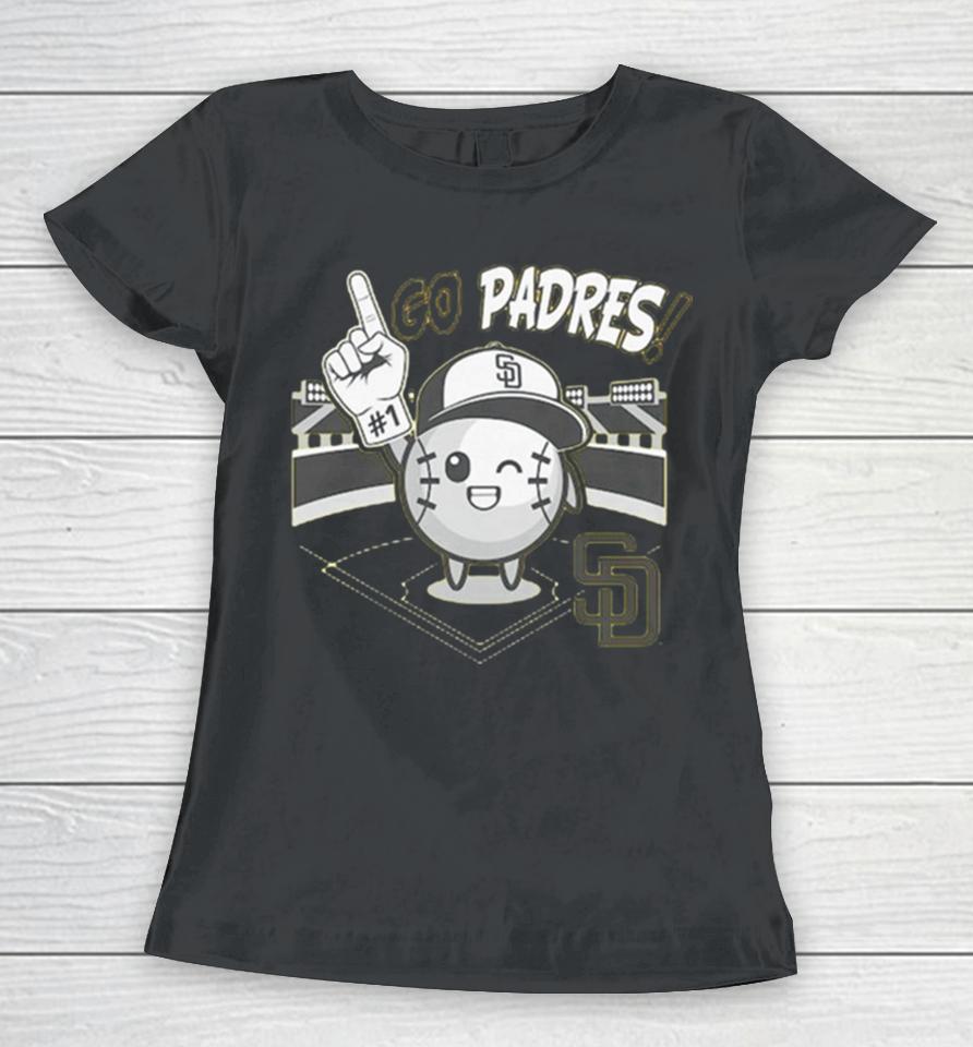 San Diego Go Padres Ball Boy Women T-Shirt