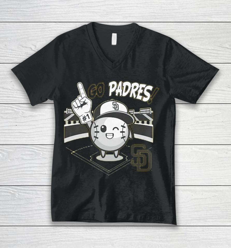 San Diego Go Padres Ball Boy Unisex V-Neck T-Shirt