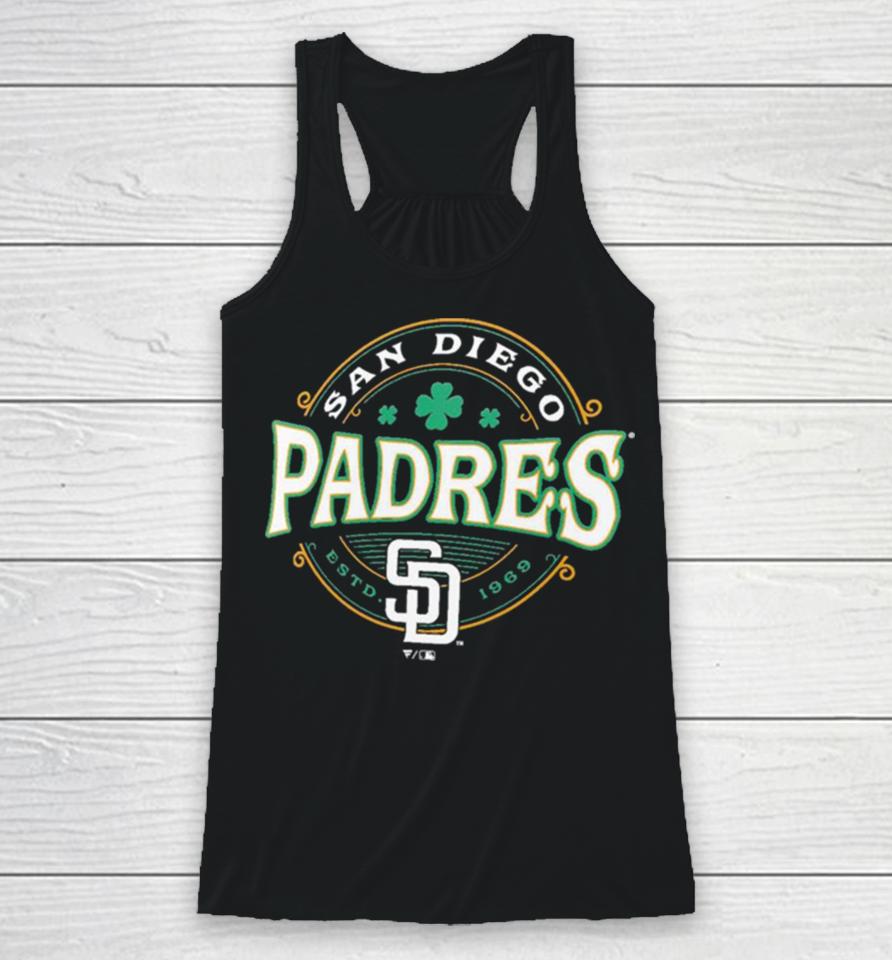 San Diego Padres St. Patrick’s Day Lucky 2024 Racerback Tank
