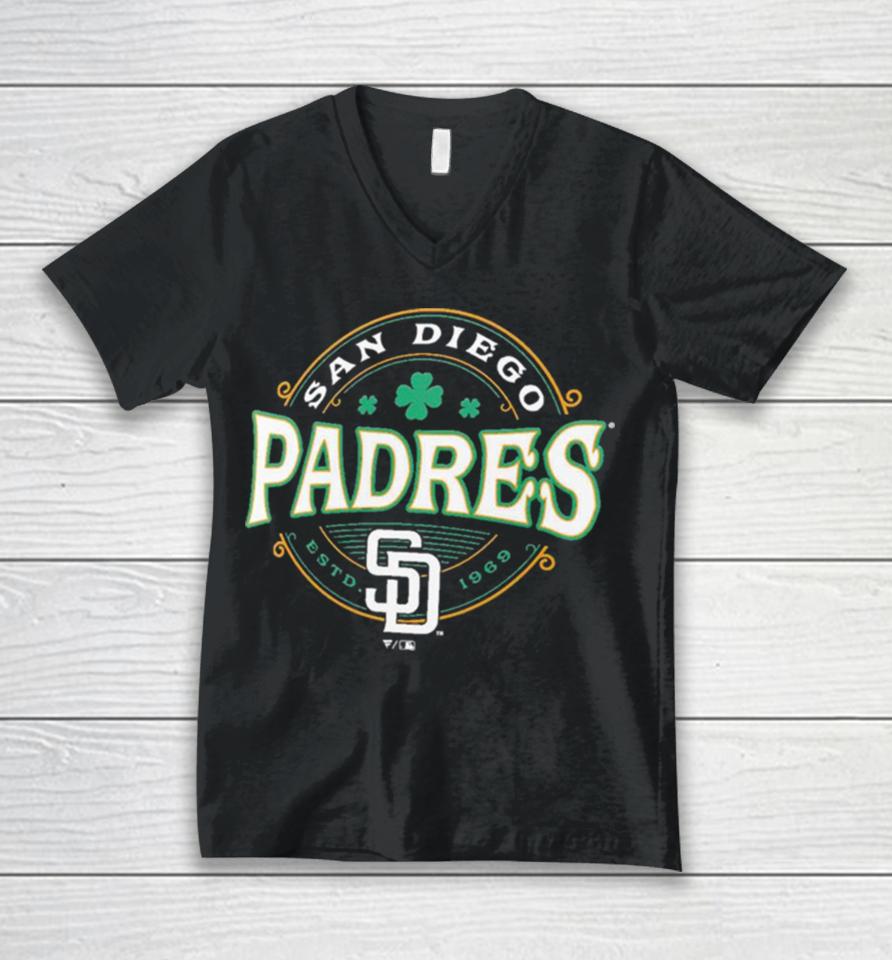 San Diego Padres St. Patrick’s Day Lucky 2024 Unisex V-Neck T-Shirt