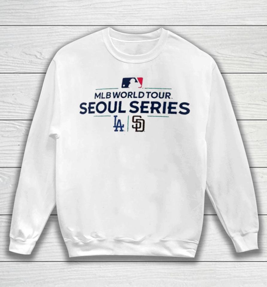 San Diego Padres Vs Los Angeles Dodgers 2024 Mlb World Tour Seoul Series Matchup Sweatshirt