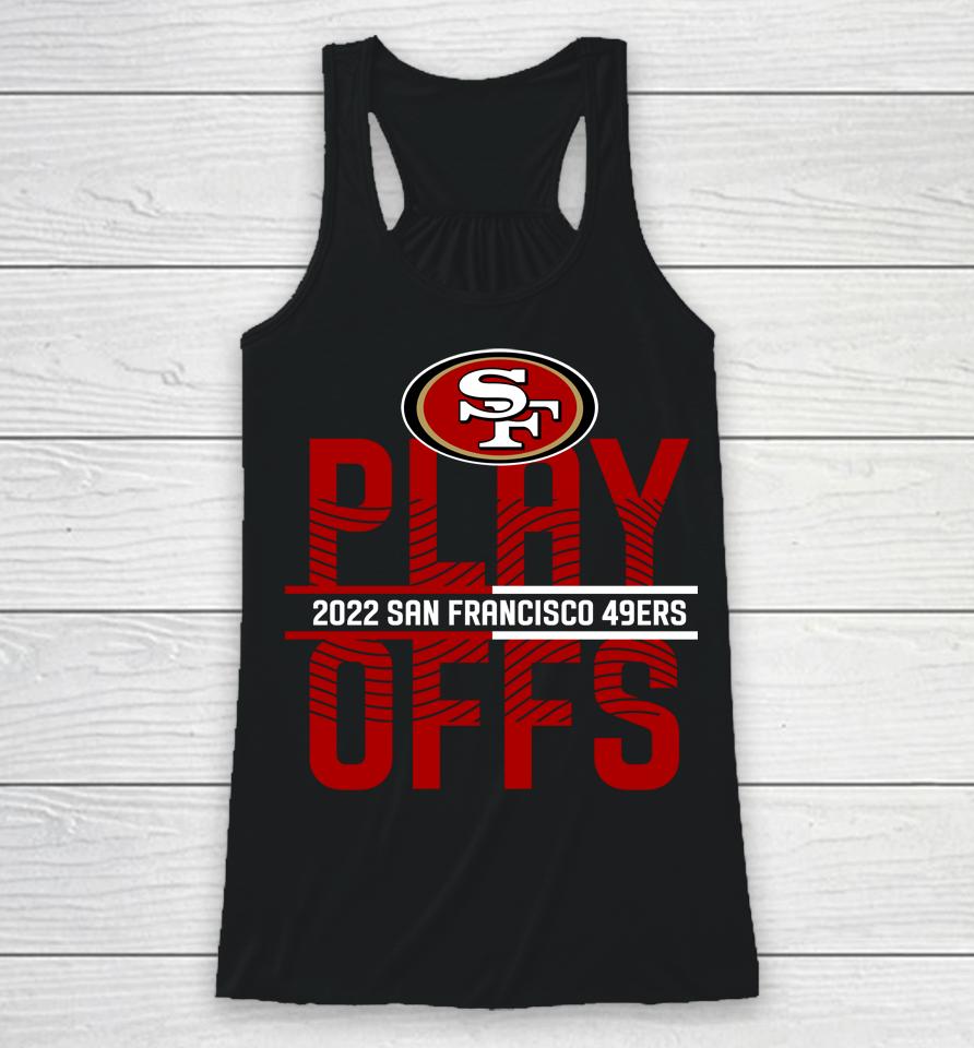 San Francisco 49Ers Anthracite Playoffs Iconic Racerback Tank